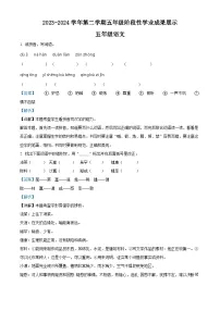 2023-2024学年湖南省衡阳市衡阳县部编版五年级下册期中考试语文试卷