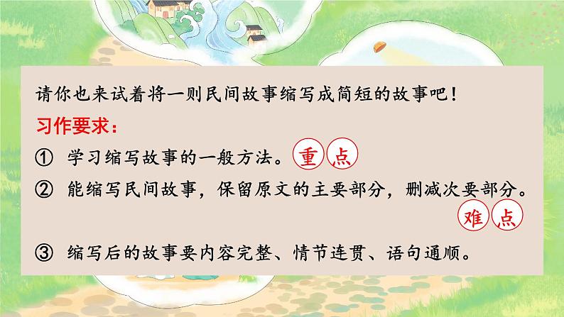 部编语文5年级同步作文上册 第三单元 缩写故事 PPT课件第4页