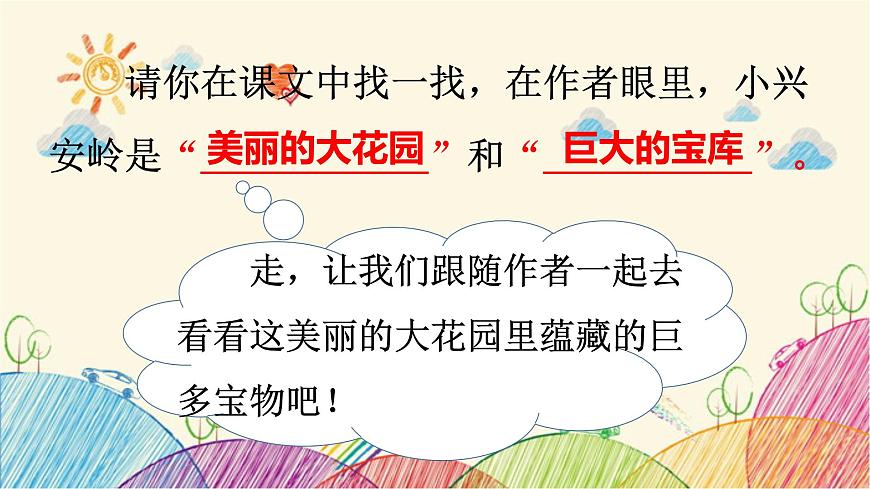 統(tǒng)編版語文三年級上冊 20 美麗的小興安嶺(第2課時)課件第8頁