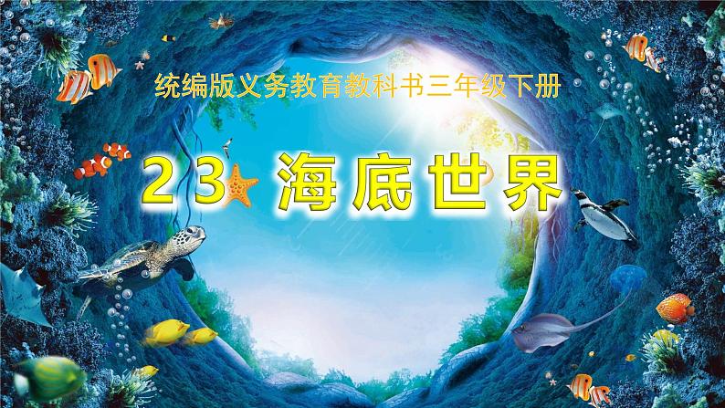 23 海底世界 教学课件-2023-2024学年语文三年级下册统编版第1页