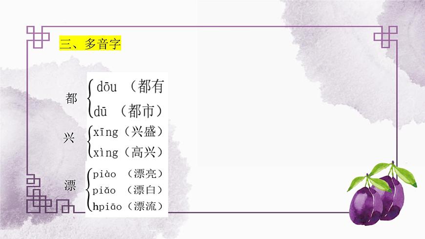 部編版小學語文四上第八單元復習課件第6頁