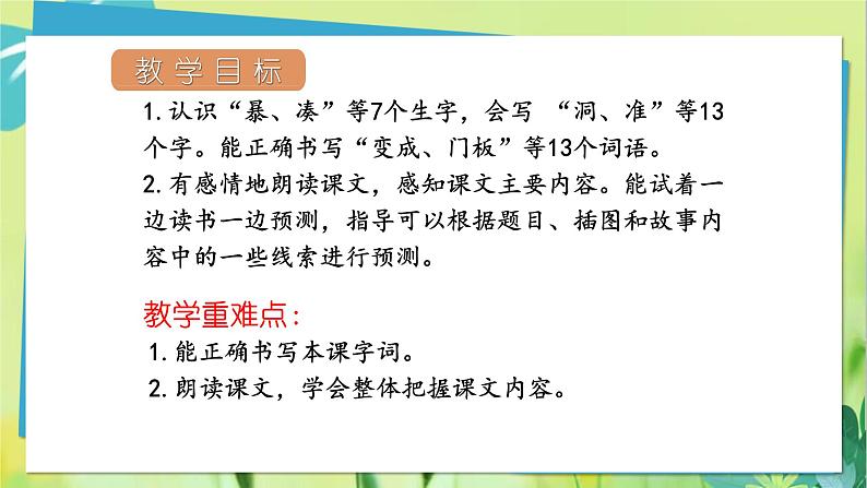 部编语文三年级上册 第4单元 12总也倒不了的老屋 PPT课件02