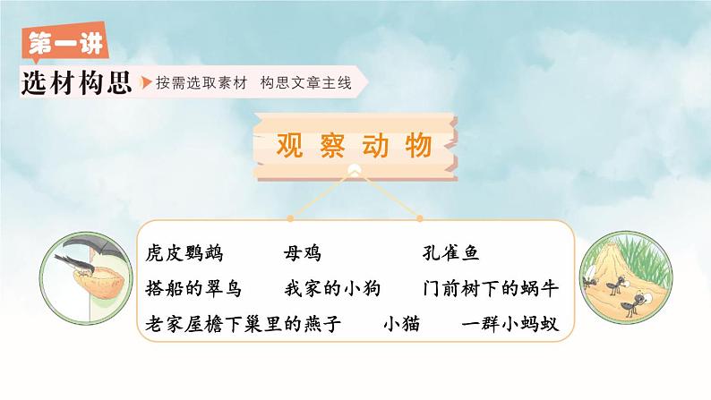 部编语文三年级上册同步作文 第五单元 我们眼中的缤纷世界 PPT课件第6页