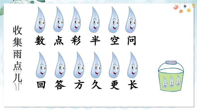 部编语文一年级上册 第8单元 10 雨点儿 PPT课件08