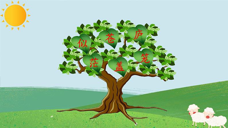 编版版语文二年级上册 19 古诗二首 敕勒歌 教学课件07