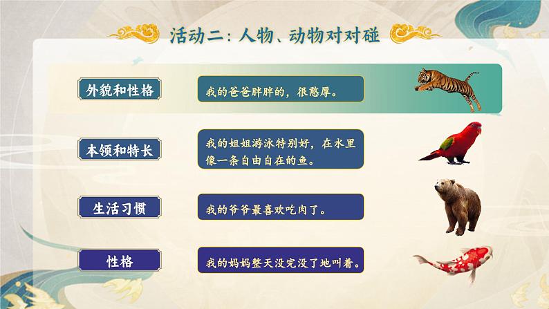 【任务群】部编版语文四上 《习作二:小小“动物园”》课件+教案+音视频素材+课文朗读 - 副本04