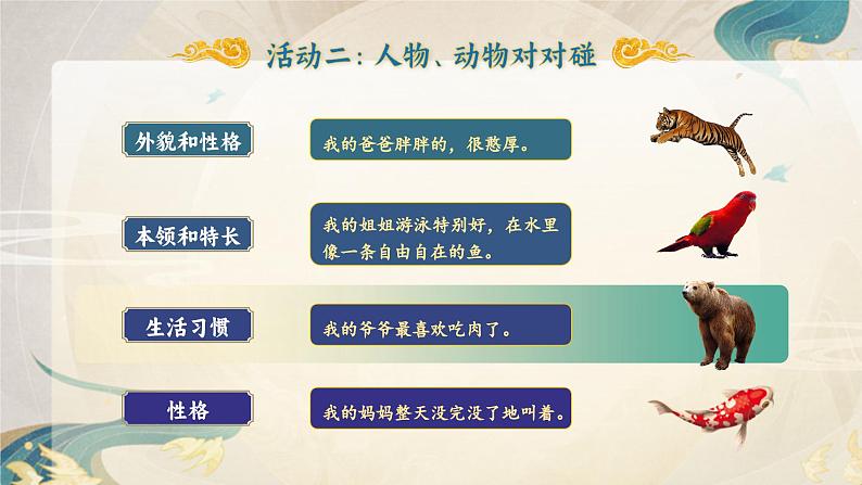 【任务群】部编版语文四上 《习作二:小小“动物园”》课件+教案+音视频素材+课文朗读 - 副本06