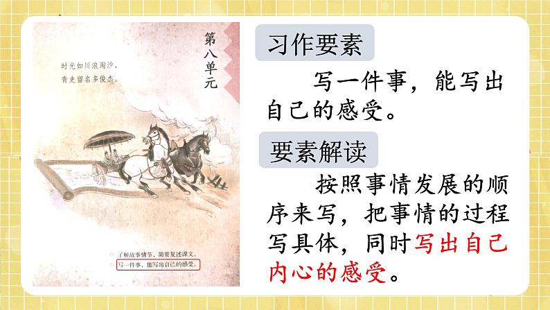 部编版小学语文四年级上册第8单元 习作:我的心儿怦怦跳 课件PPT02
