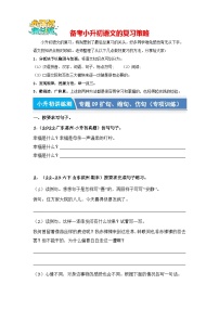專題09 擴(kuò)句、縮句、仿句（專項訓(xùn)練）-2024年小升初語文復(fù)習(xí)專項訓(xùn)練（統(tǒng)編版）