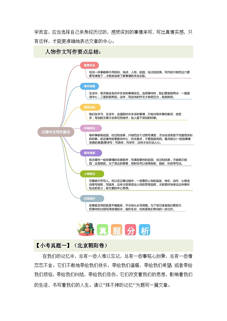 专题02 教你写好:记事作文(专项训练)-2024年小升初写作复习专项训练(统编版)03
