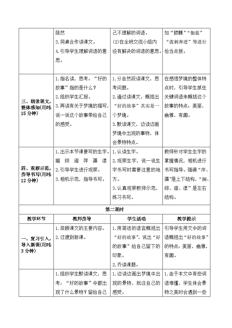 部编版语文六年级上册26《好的故事》导学案02