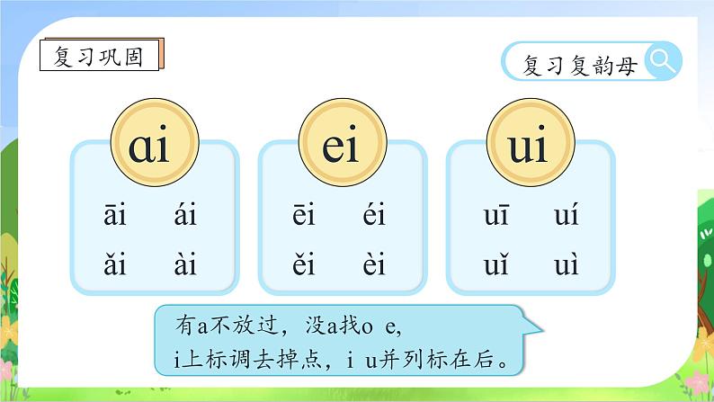 【新课标•任务型】2024秋统编版语文一年级上册-汉语拼音10. ai ei ui(课件+教案+学案+习题)08