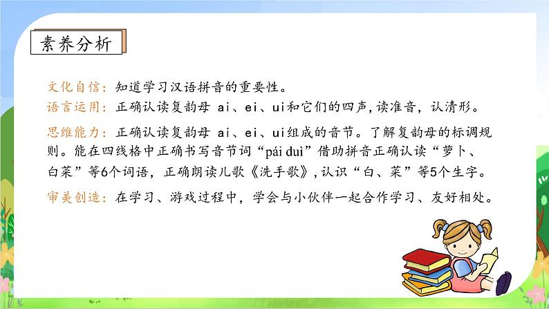 【新课标•任务型】2024秋统编版语文一年级上册-汉语拼音10. ai ei ui(课件+教案+学案+习题)04
