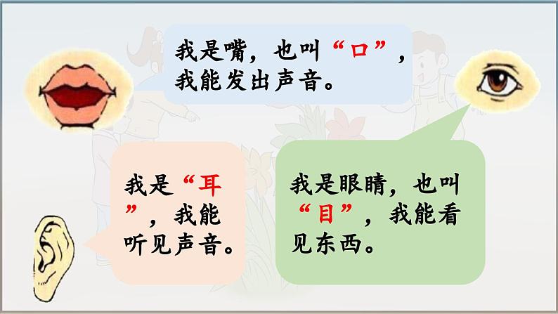 部编版(2024)一年级语文上册识字3《口耳目手足》优质课件04
