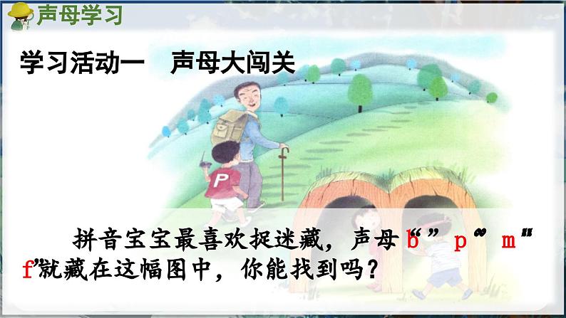 部编版(2024)一年级语文上册拼音3《b p m f》优质课件04