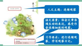 部编版小学语文四年级上册第三单元单元教材解读课件+教材分析