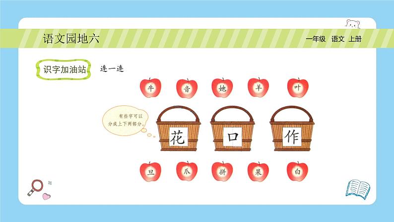 统编版2024(秋)语文一年级上册《语文园地六》PPT课件(内嵌音频和视频)+字体04
