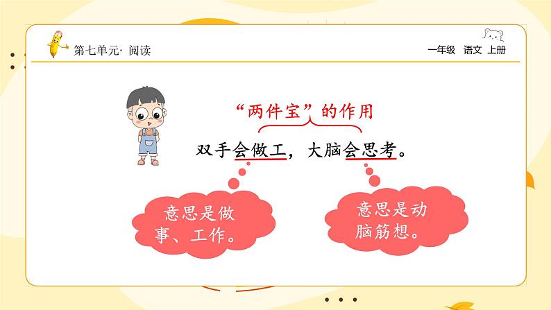 统编版2024(秋)语文一年级上册《两件宝》2课时PPT课件(内嵌音频和视频)+字体04