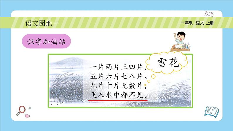 【新课标】统编版(2024秋)小学语文一年级上册《语文园地一》PPT课件(内嵌音频和视频)+教案+字体06