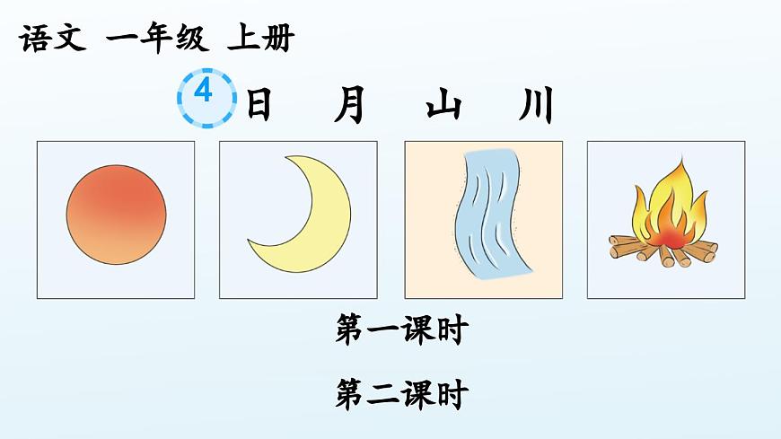 識(shí)字4 日月山川第1頁(yè)