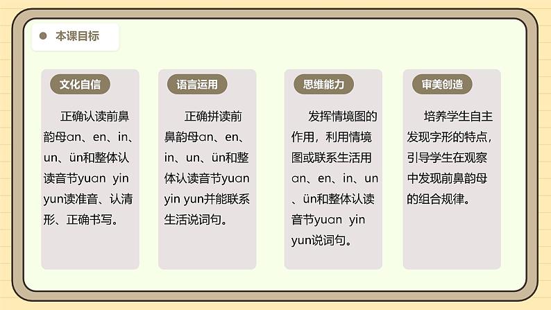 【核心素养】统编版一上语文 4.13 αn en in un ün(第一课时)课件+教案03