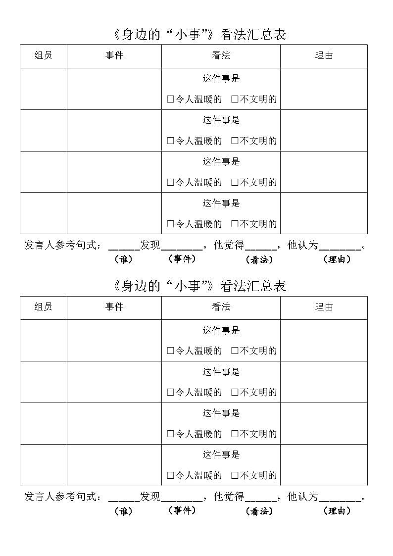 【任务型教学】统编版语文三上 《口语交际:身边的“小事”》课件+教案+音视频素材01