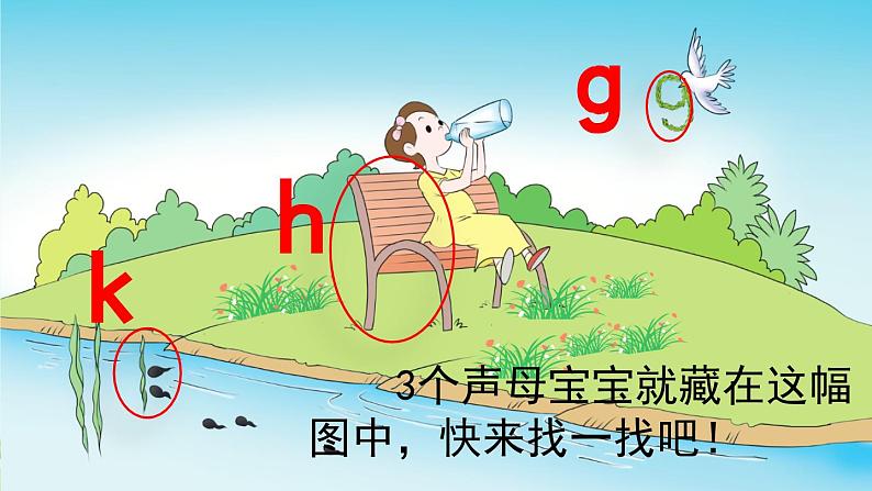 统编版(2024)一年级上册语文汉语拼音g k h课件04