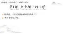统编版（2024）三年级上册大青树下的小学备课ppt课件