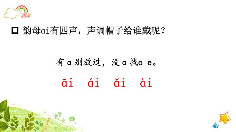 统编版2024(秋)语文一上 汉语拼音10《 ɑi ei ui 》课件+教案+音视频素材07