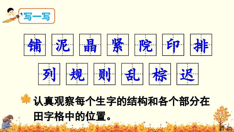 《铺满金色巴掌的水泥道》精品课件(第一课时)第8页