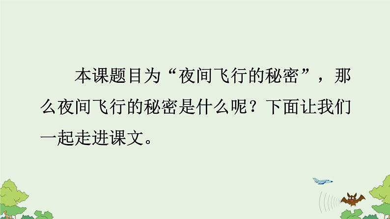 《夜间飞行的秘密》优质课件(第一课时)第2页