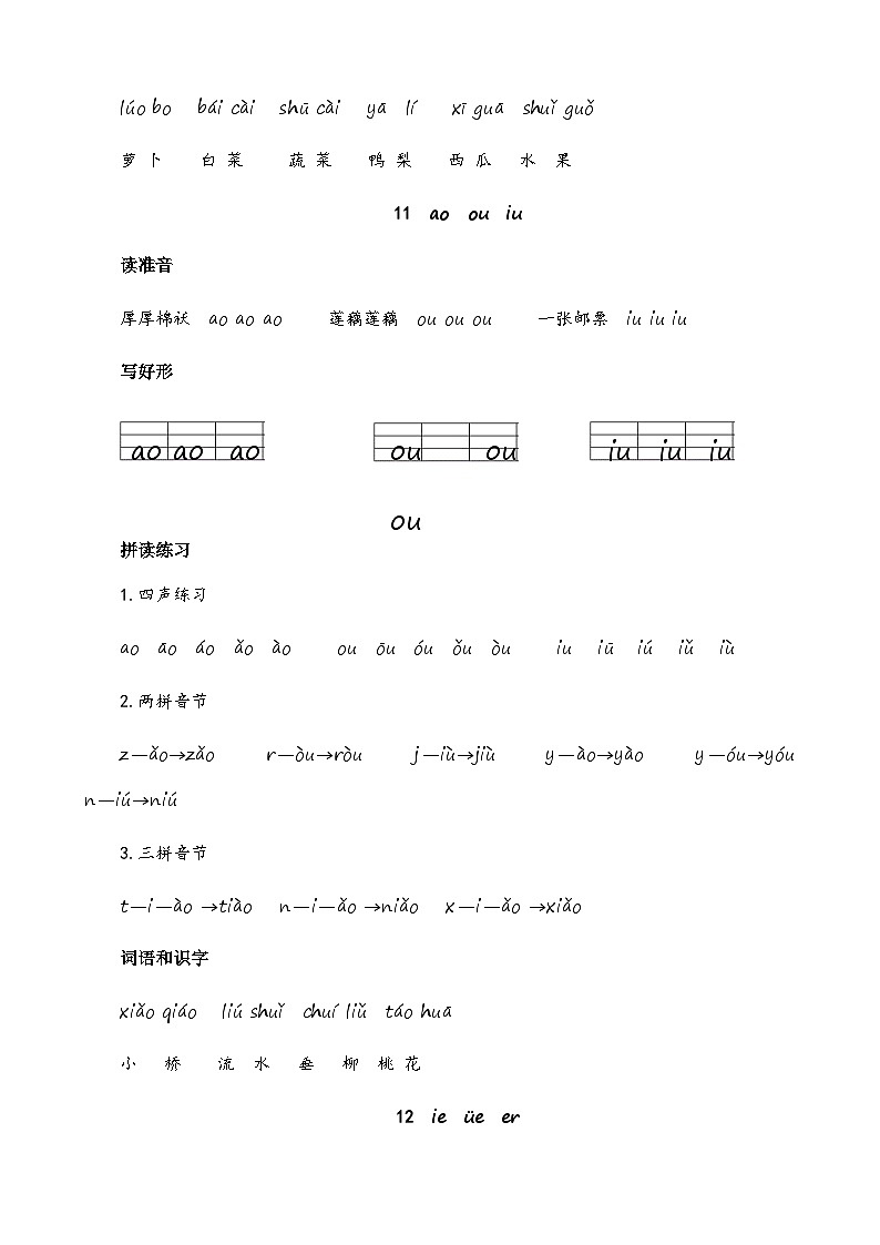 人教部编版(五四制)语文一年级上册 第4单元 语文园地四 PPT课件+教案(反思及课时练)02