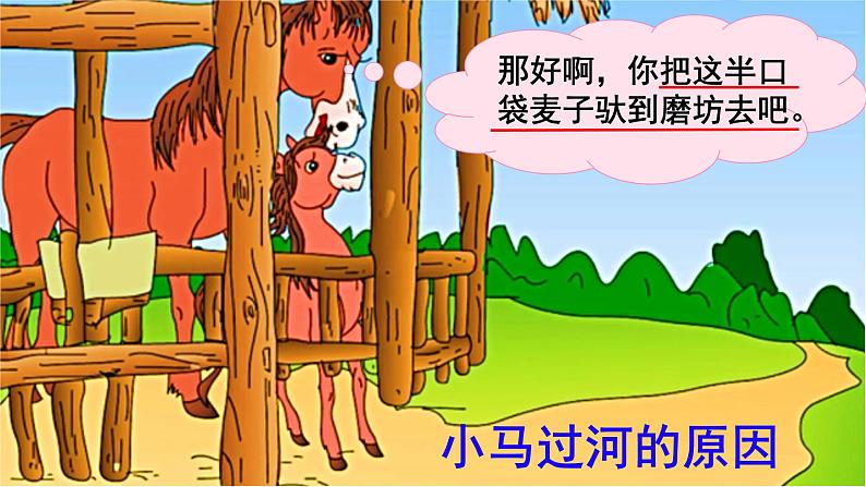部编版(五四制)语文二年级下册 小马过河(课件)第5页