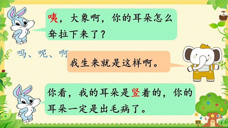 部编版(五四制)语文二年级下册 19.大象的耳朵 (课件)06