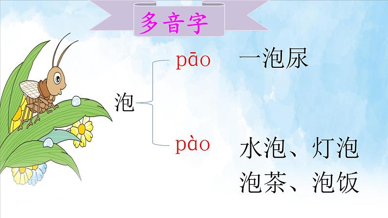 部编版(五四制)语文二年级下册 11 我是一只小虫子(1)(课件)第8页