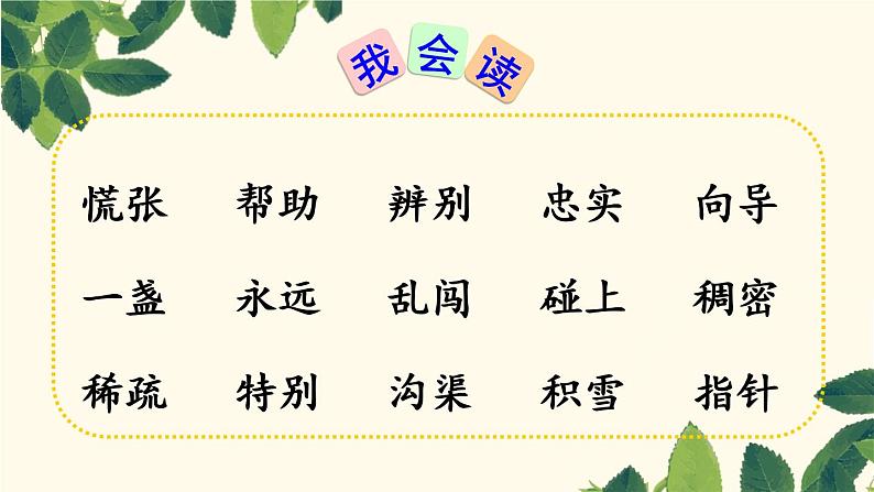部编版(五四制)语文二年级下册 17 要是你在野外迷了路(第二课时)(课件)第2页