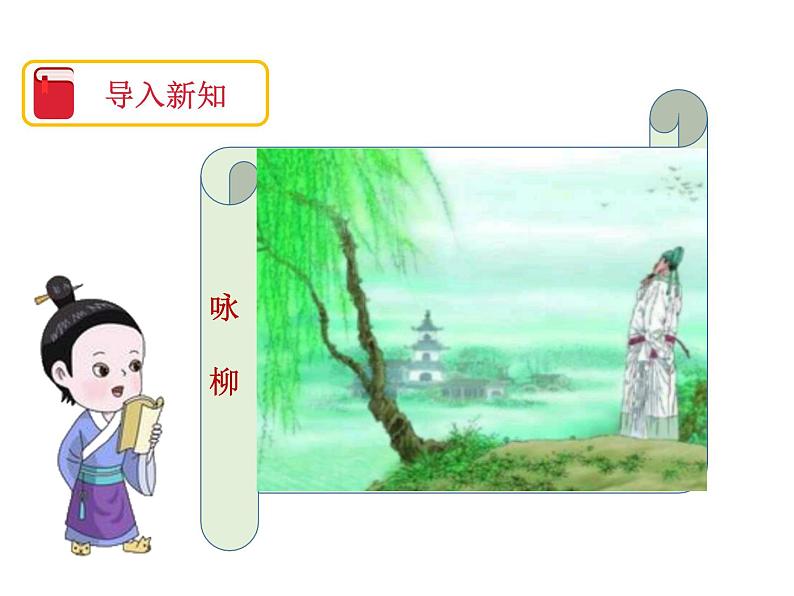部编版(五四制)语文二年级下册 1 咏柳(1)(课件)03