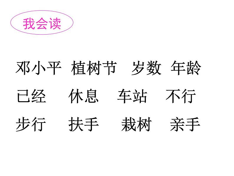 部编版(五四制)语文二年级下册 4 邓小平爷爷植树(课件)08