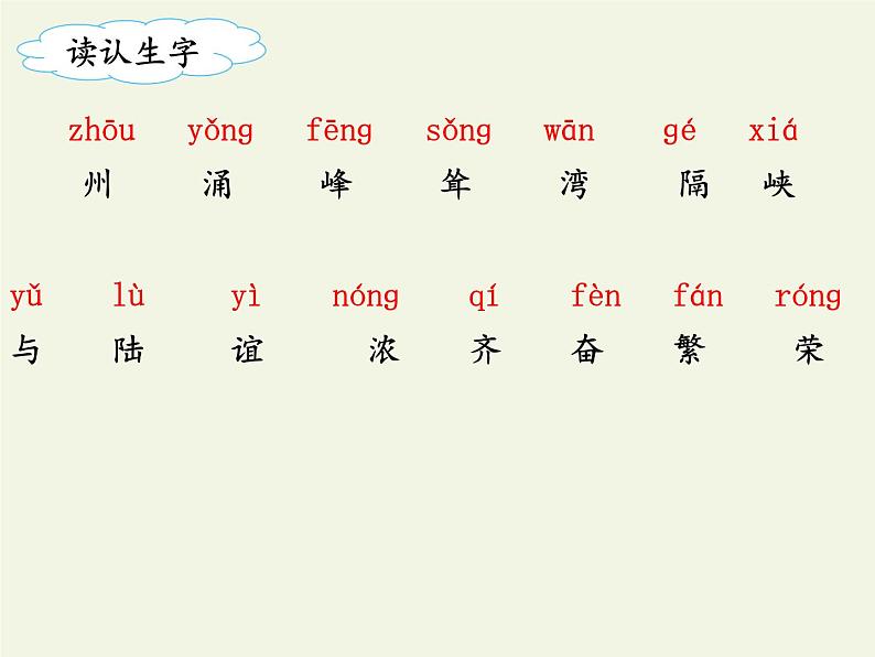 部编版(五四制)语文二年级下册 1 神州谣(课件)04