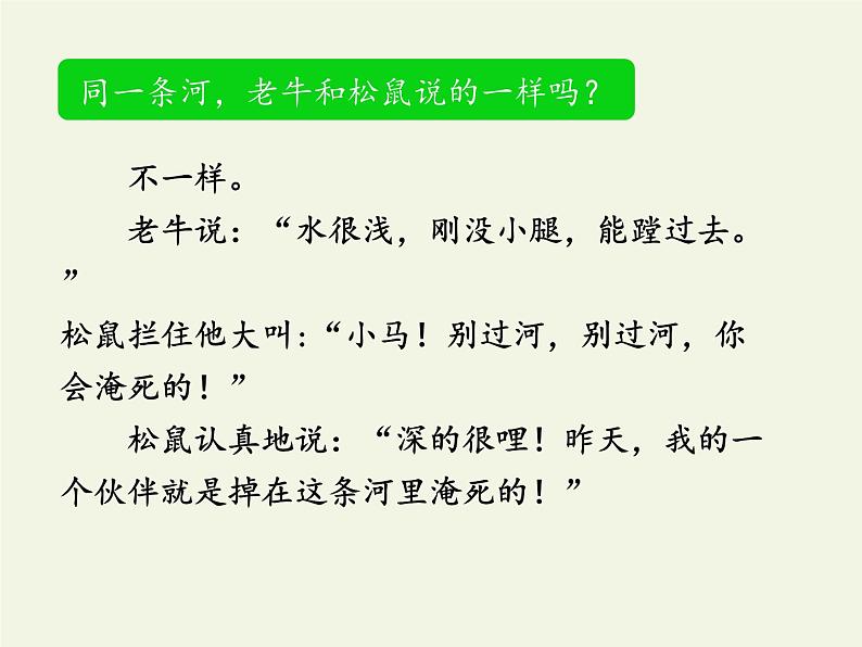 部编版(五四制)语文二年级下册 14 小马过河(2)(课件)06