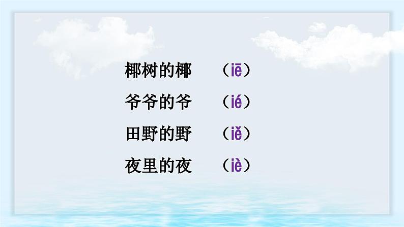语文统编版(2024)1年级上册汉语拼音第12课 ie üe er 课件(第1+2课时)第7页