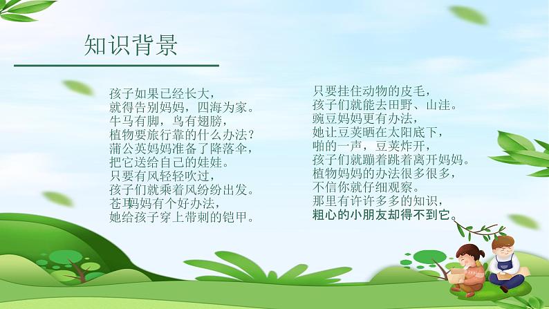 统编版(2024)二年级语文上册植物妈妈有办法课件104