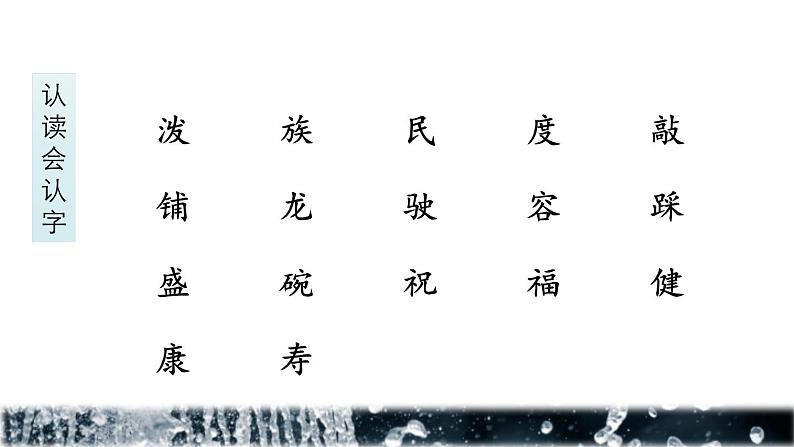 统编版(2024)二年级语文上册17难忘的泼水节课件第3页