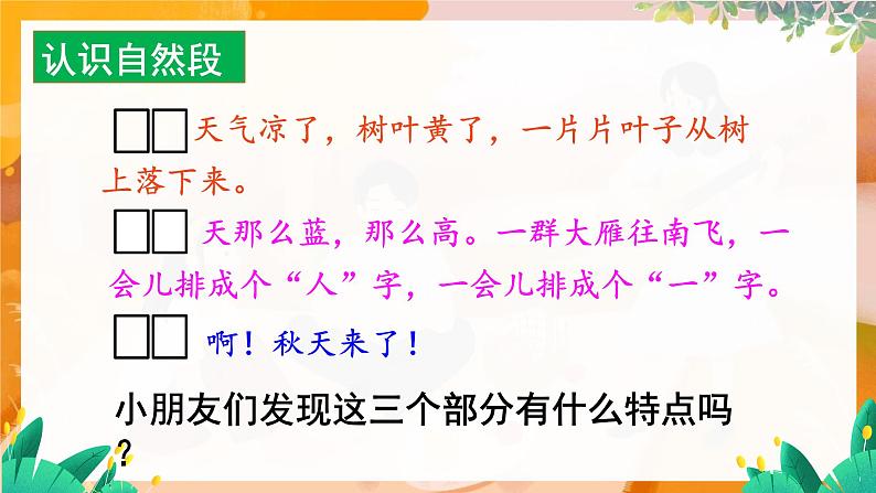部编版(2024)语文一年级上册 _第五单元 阅读 1 秋天 PPT课件第7页