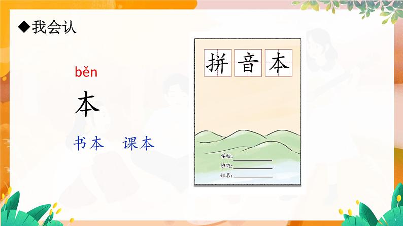 部编版(2024)语文一年级上册 第二单元 汉语拼音 语文园地二 PPT课件第4页