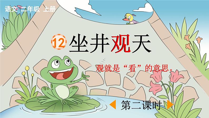 《坐井观天》优质课件(第二课时)第1页