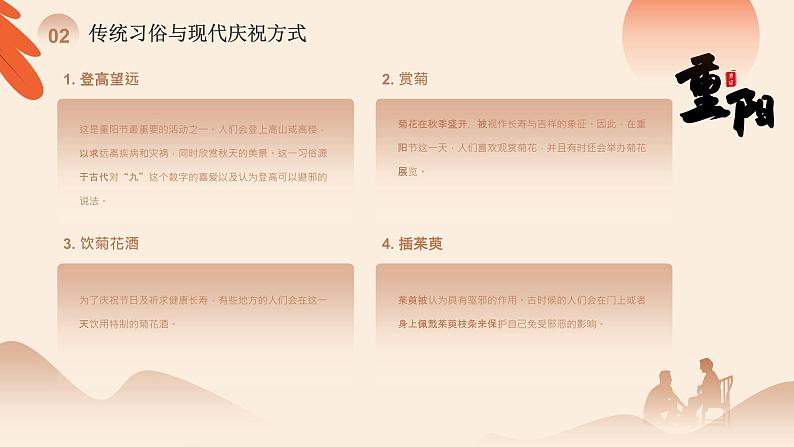 中小学重阳节主题班会PPT第8页