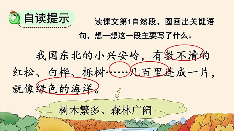 统编版(2024)三年级语文上册20美丽的小兴安岭第1课时课件1第8页