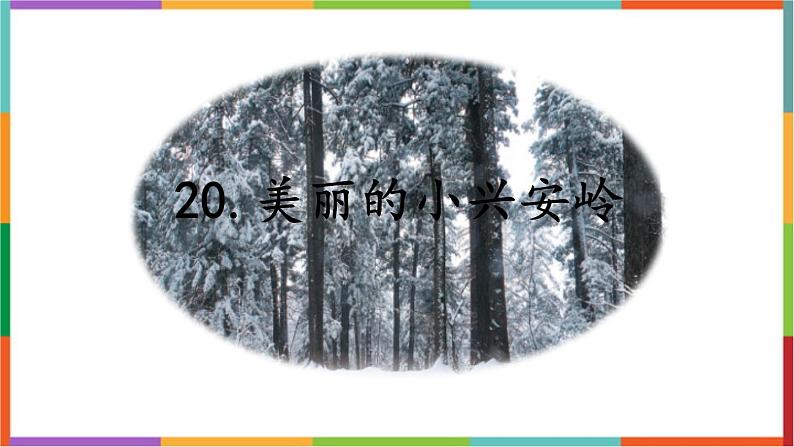 统编版(2024)三年级语文上册20美丽的小兴安岭课件2第1页