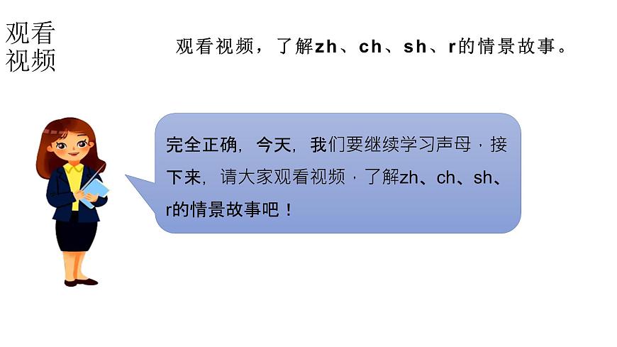 小學(xué)語文新部編版一年級上冊 第三單元第八課《zh ch sh r》第一課時教學(xué)課件(2024秋)第5頁